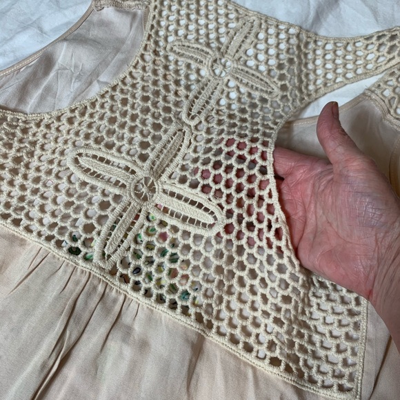 MINE Sz L bohemian swing tank with crochet - Picture 11 of 14